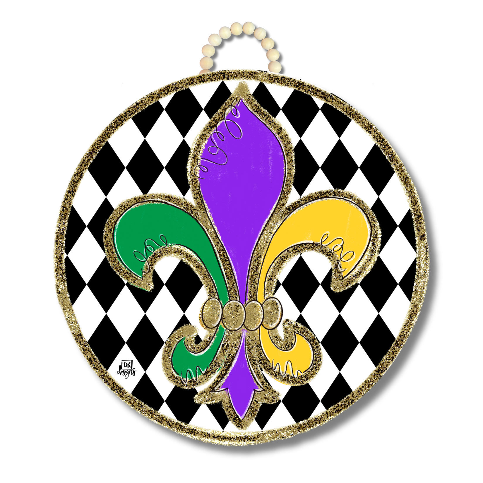 Mardi Gras Decor | DK Designs Georgia