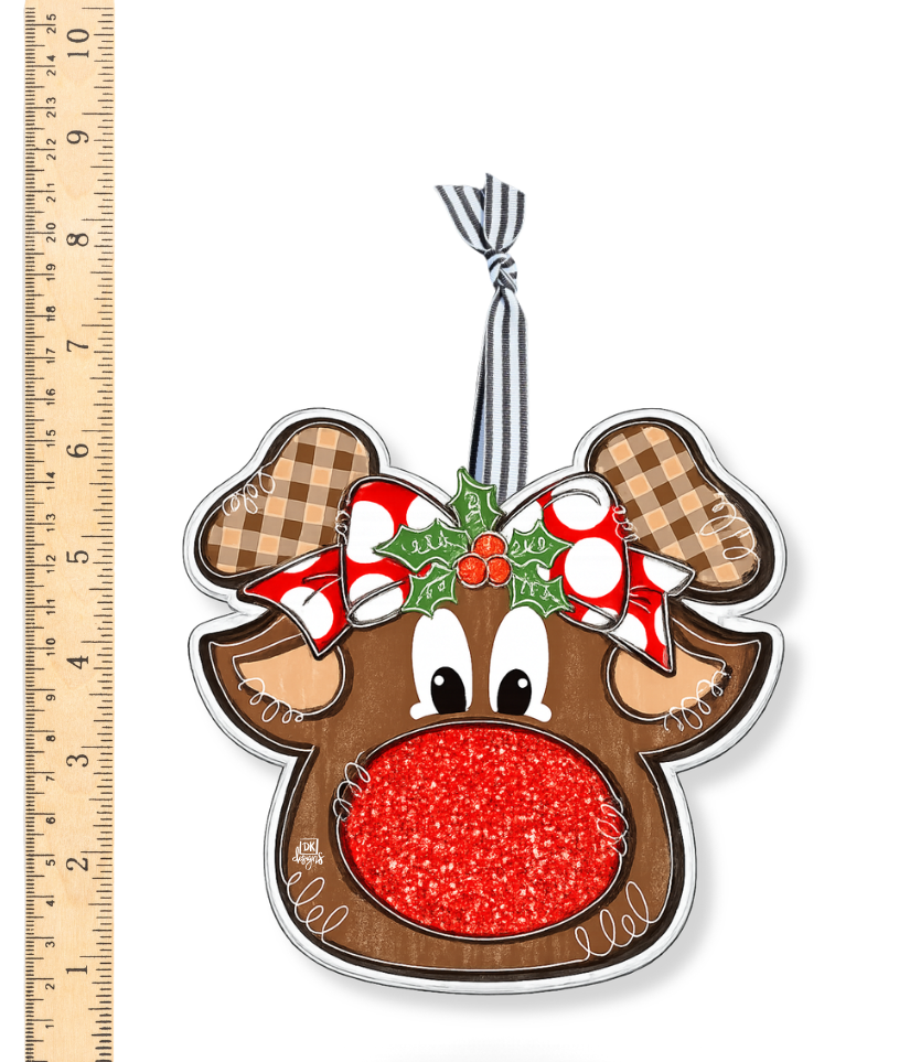 Reindeer Acrylic Ornament