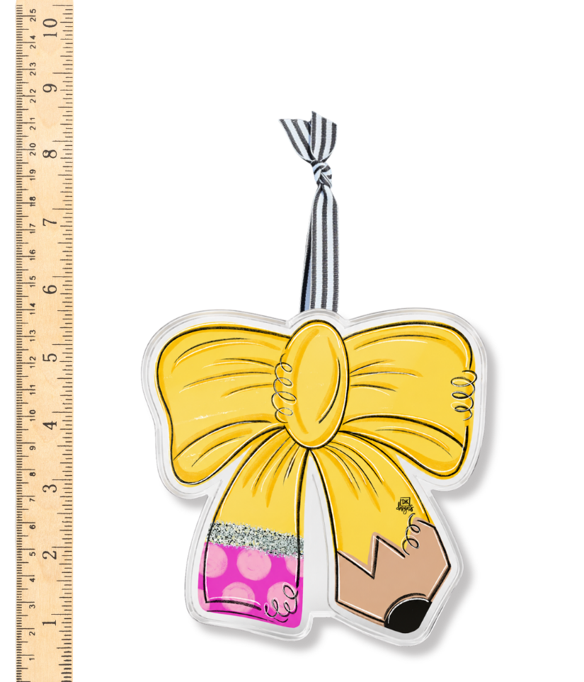 Pencil Bow Acrylic