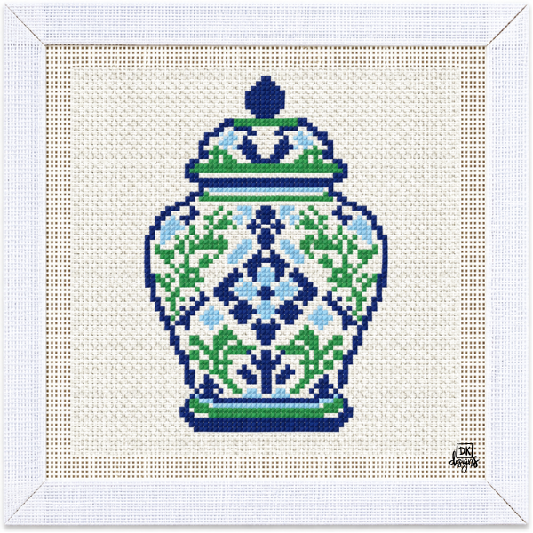 Ginger Jar Canvas Kit by DK Unwind