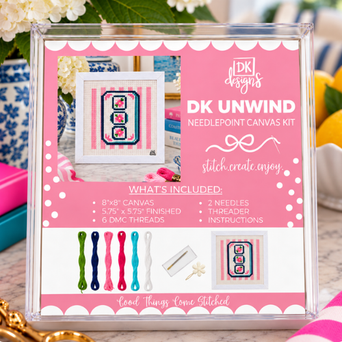 Full Mahj Tile Canvas Kit by DK Unwind
