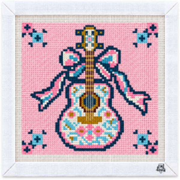 Medium Guitar Canvas Solo by DK Unwind
