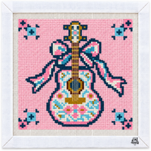 Medium Guitar Canvas Solo by DK Unwind