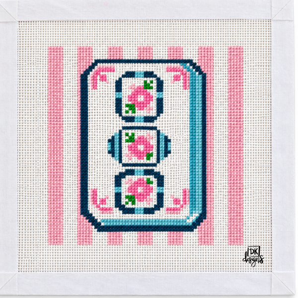 Medium Full Mahj Tile Canvas Solo by DK Unwind