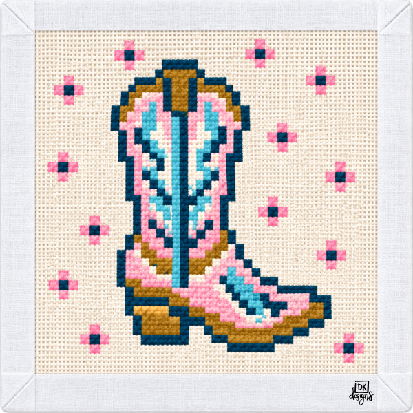 Small Boot Canvas Solo by DK Unwind