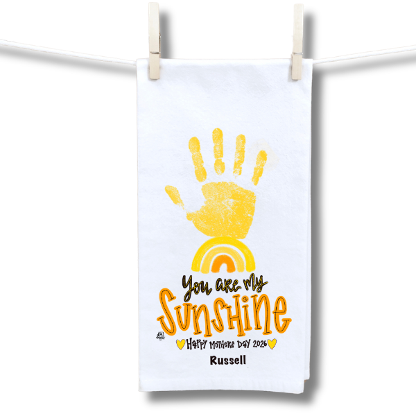 DK Sunshine Handprint Towel