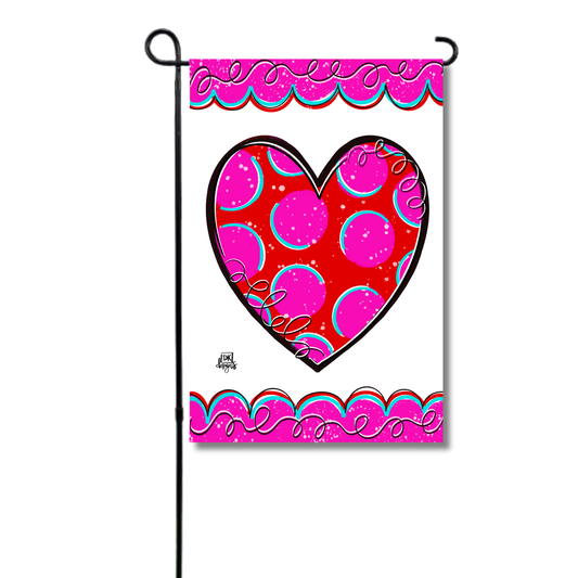 Red Heart Glam by DK Designs Georgia