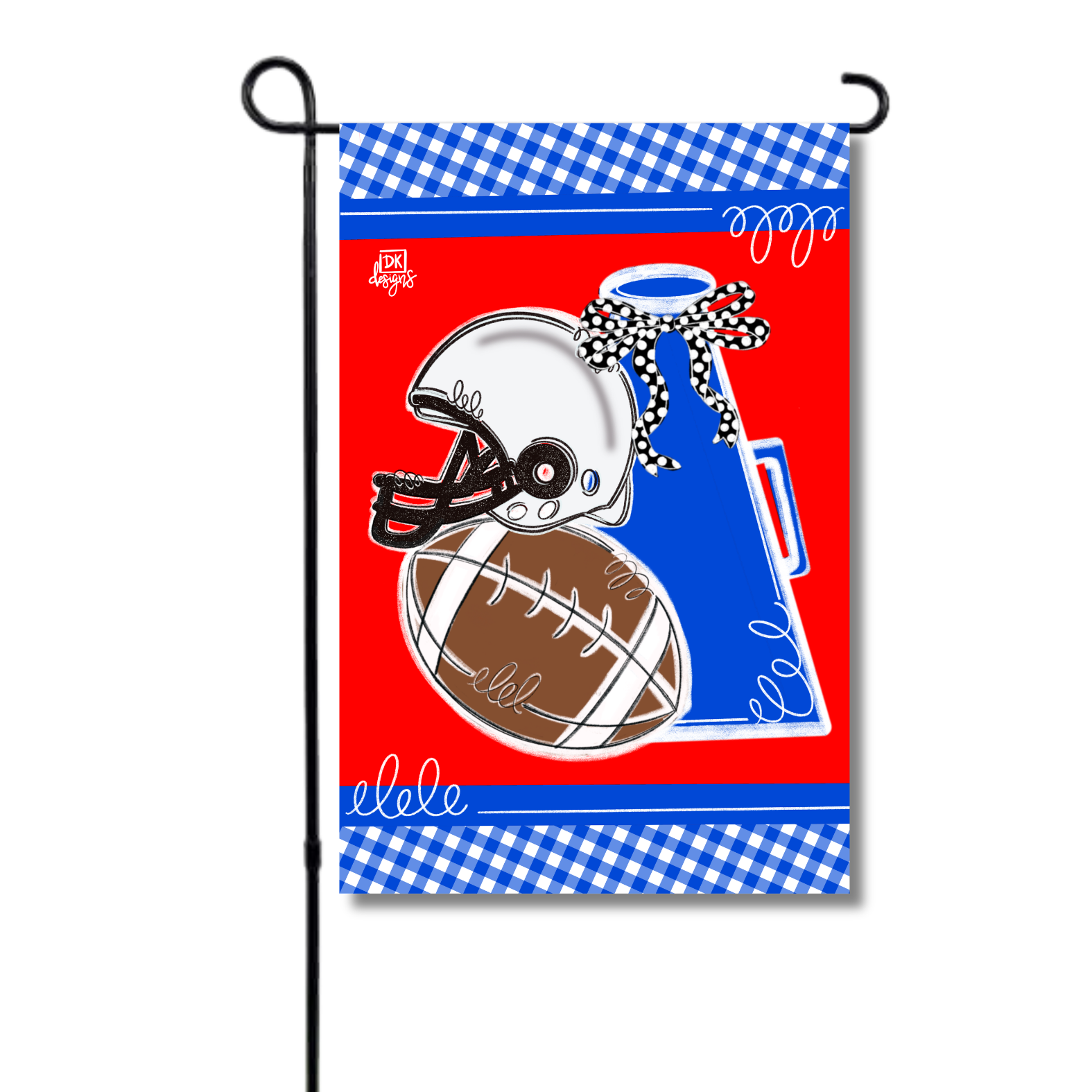 Red and Blue Game Day Garden Glam