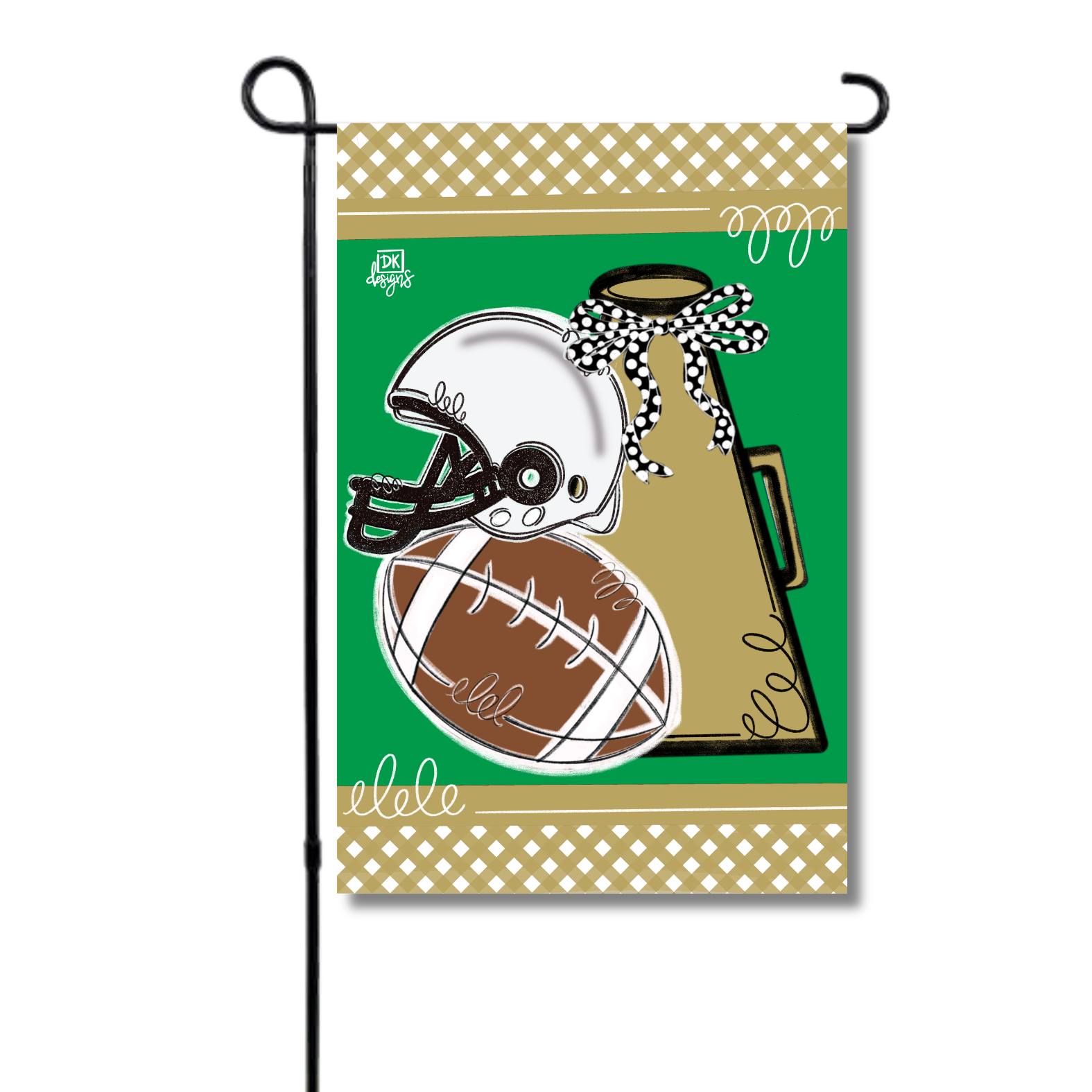 Green and Gold Game Day Garden Glam