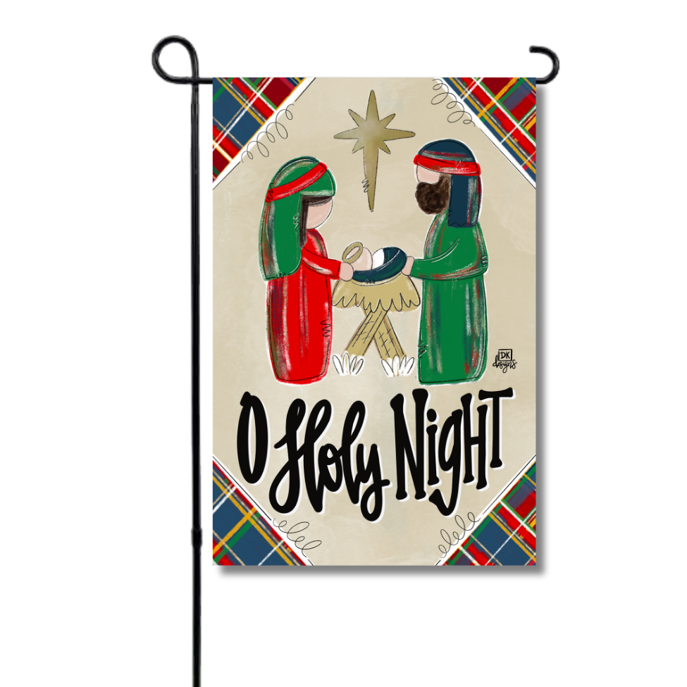 Red and Green Navtivity Garden Glam