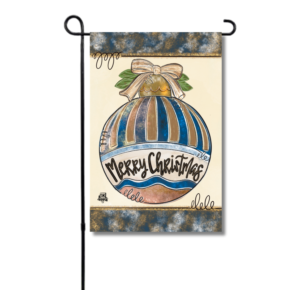 Navy and Gold Bulb Garden Glam