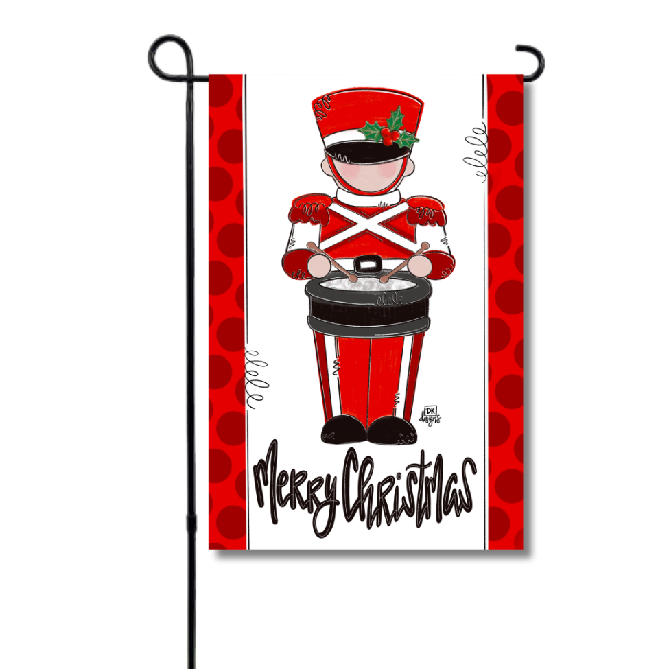 Red and White Soldier Garden Glam