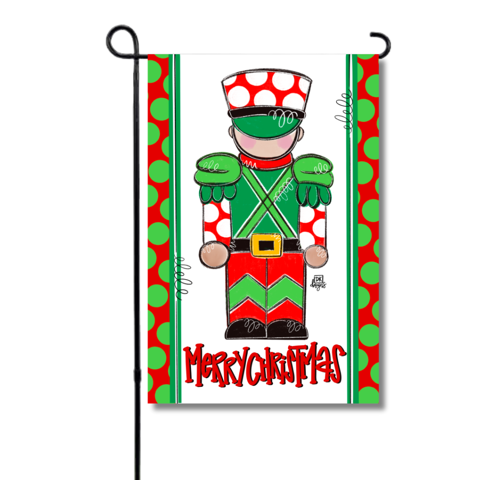 Red and Green Dot Soldier Glam