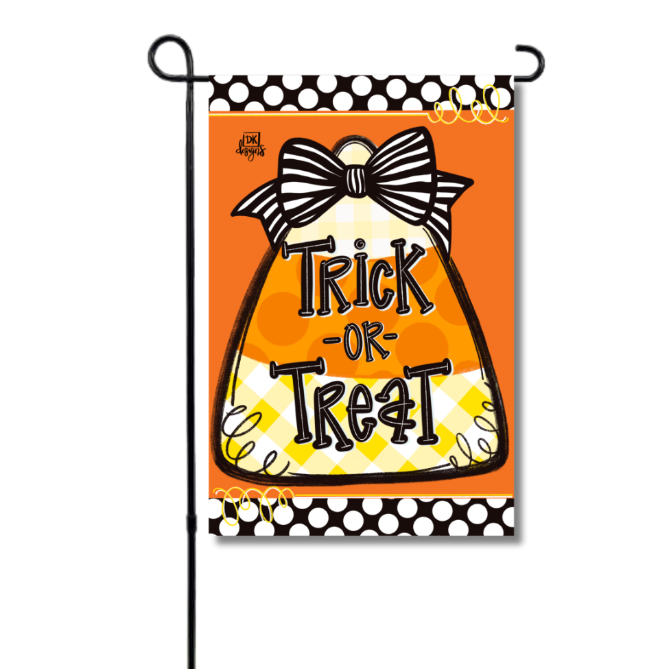 Candy Corn Trick-or-Treat Garden Glam