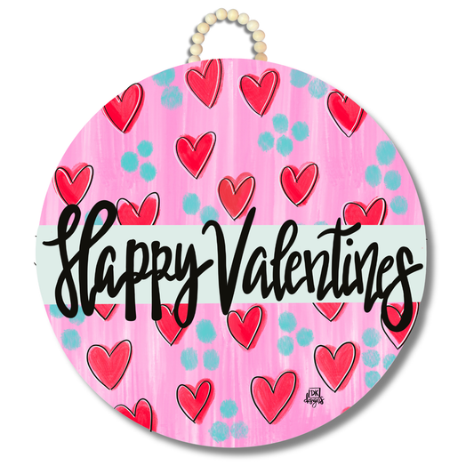 Valentine Streaks Hanger by DK Designs Georgia