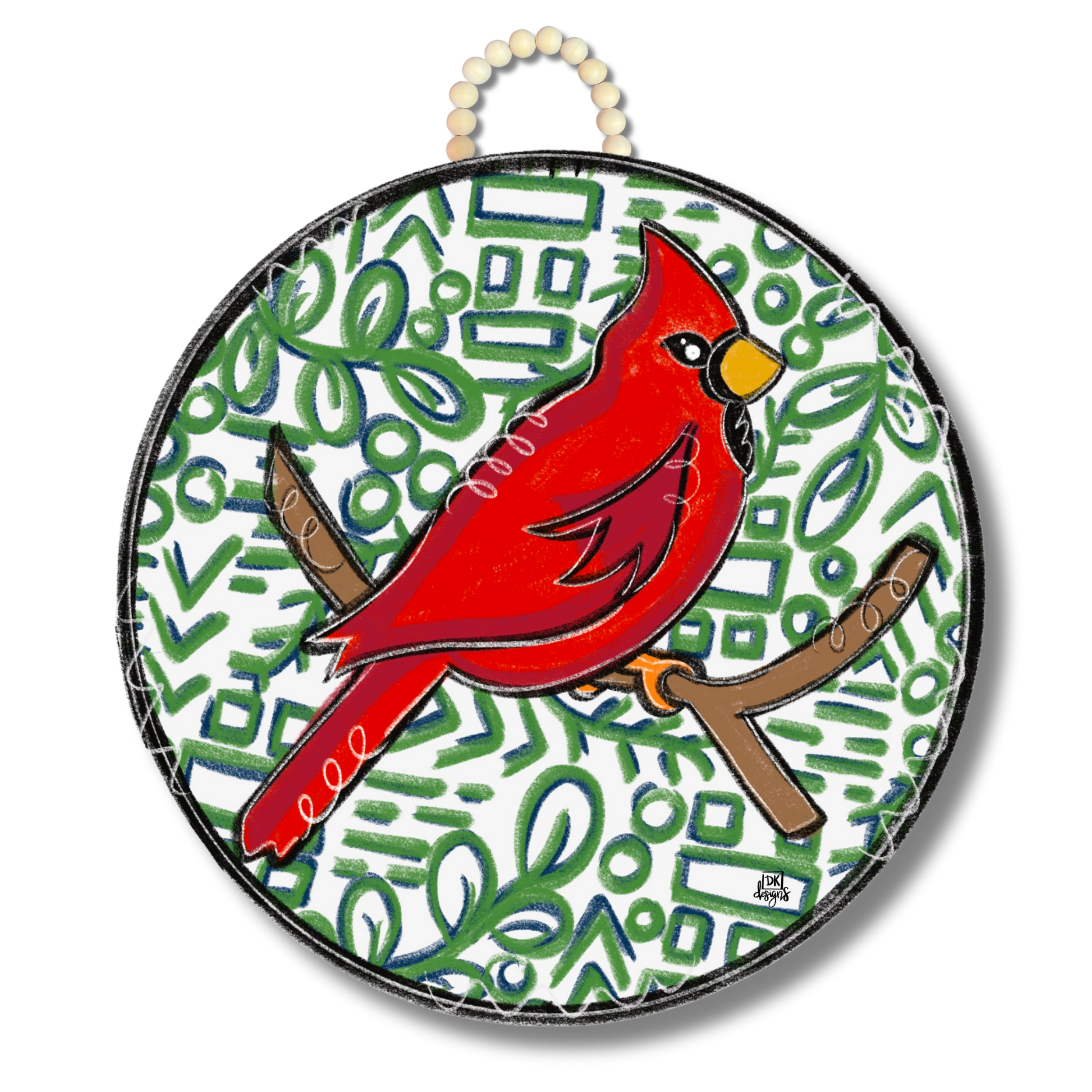 Cardinal Navy Green Door Hanger