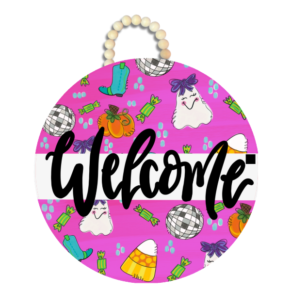 Hey Boo Door Hanger