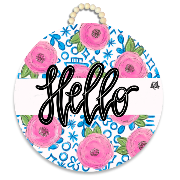 Chinoiserie Round Door Hanger