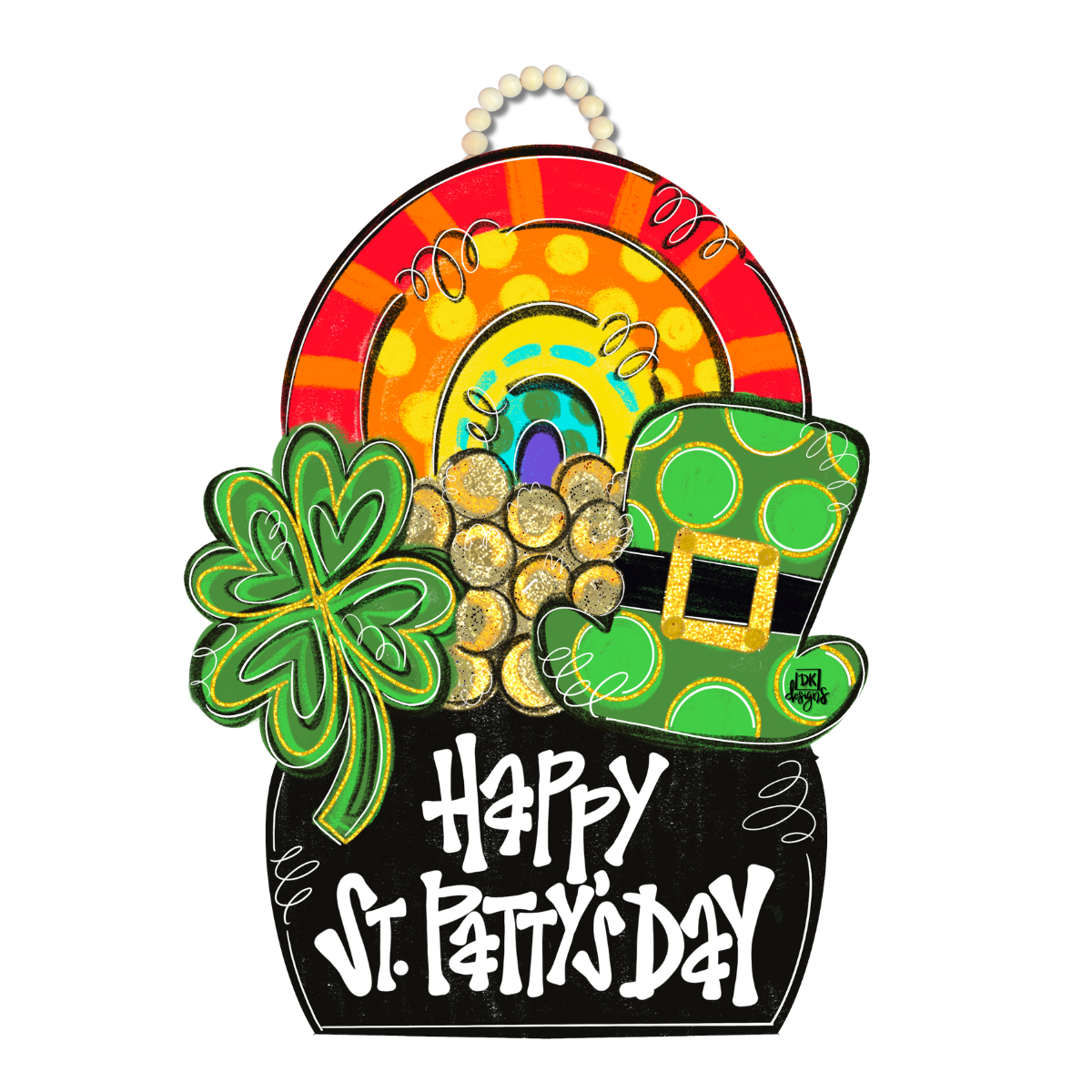 DK Pot of Gold Door Hanger