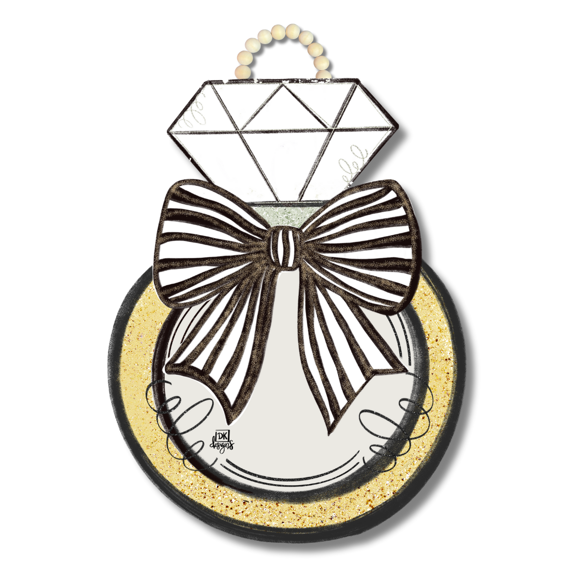 Wedding Ring Door Hanger