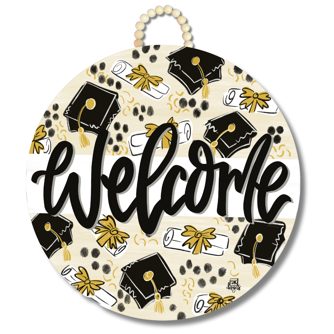 Grad Circle Door Hanger
