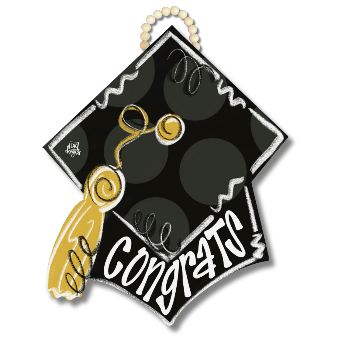 Grad Hat Door Hanger