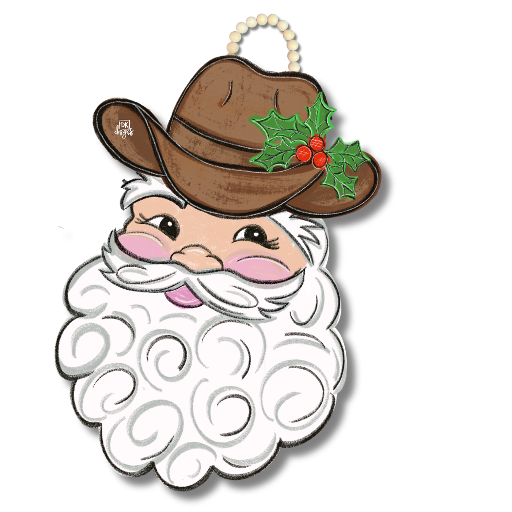 Cowboy Santa Hanger