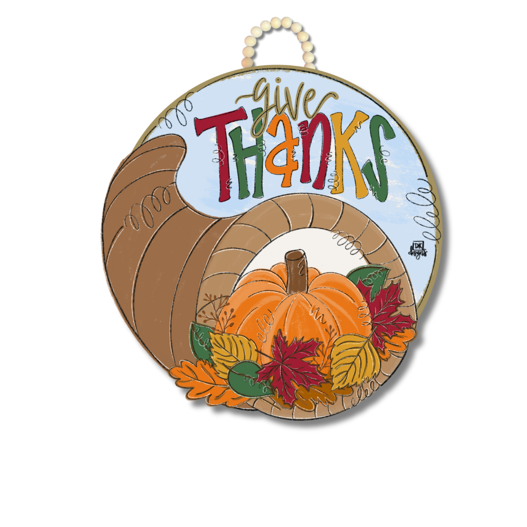 Give Thanks Door Hanger