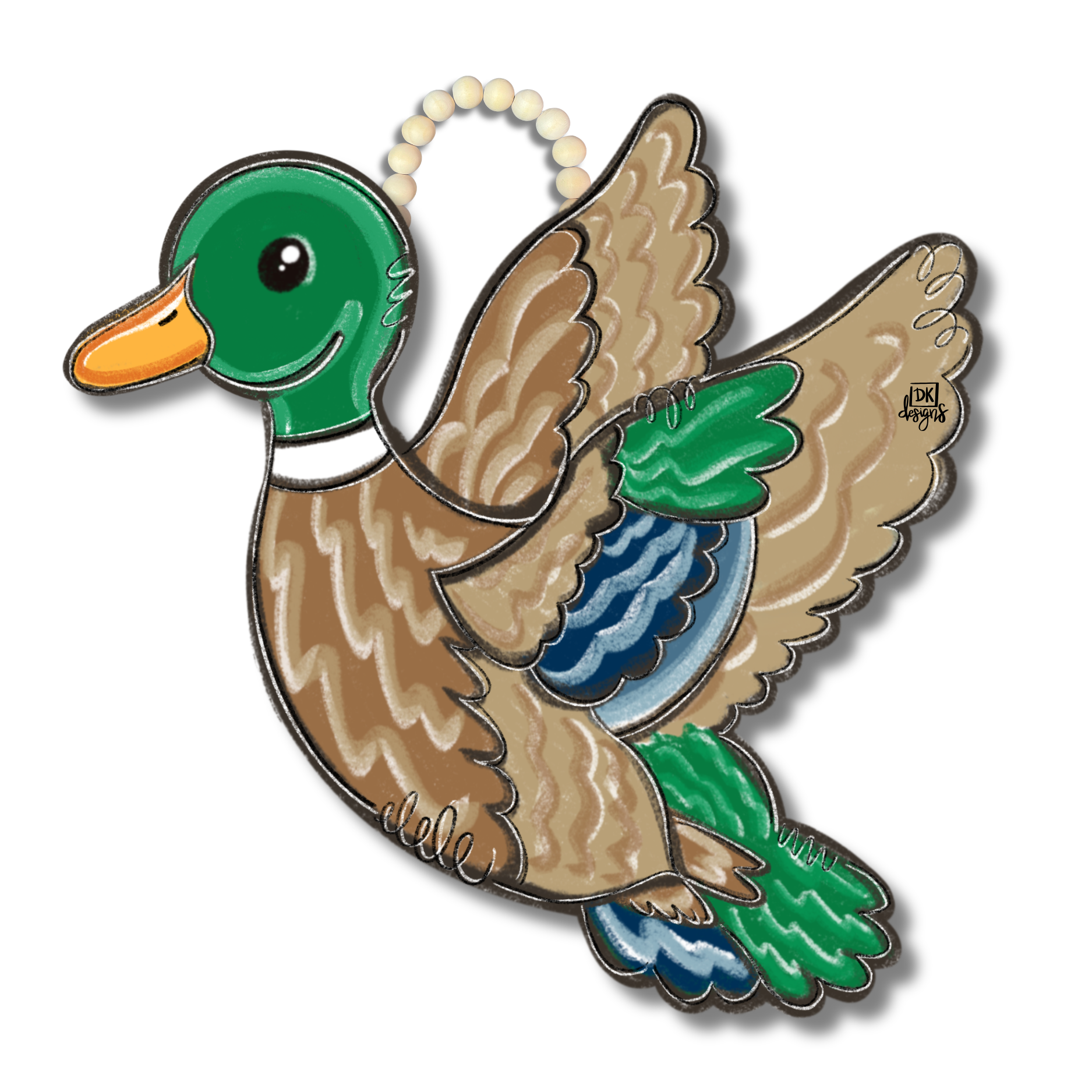 Flying Mallard Door Hanger