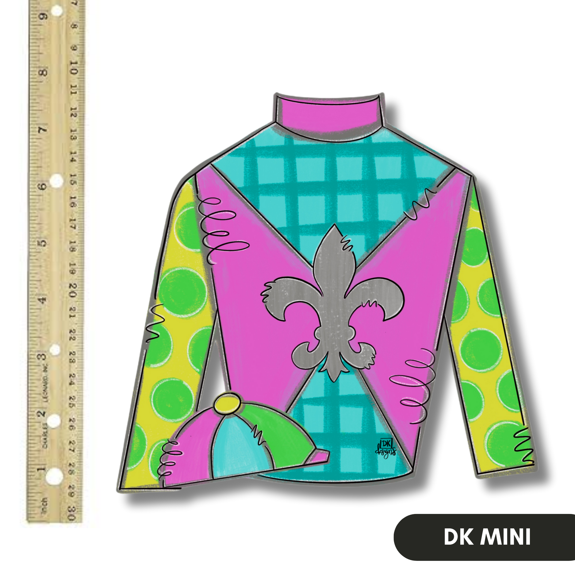 Mardi Gras Fleur De Lis Mini