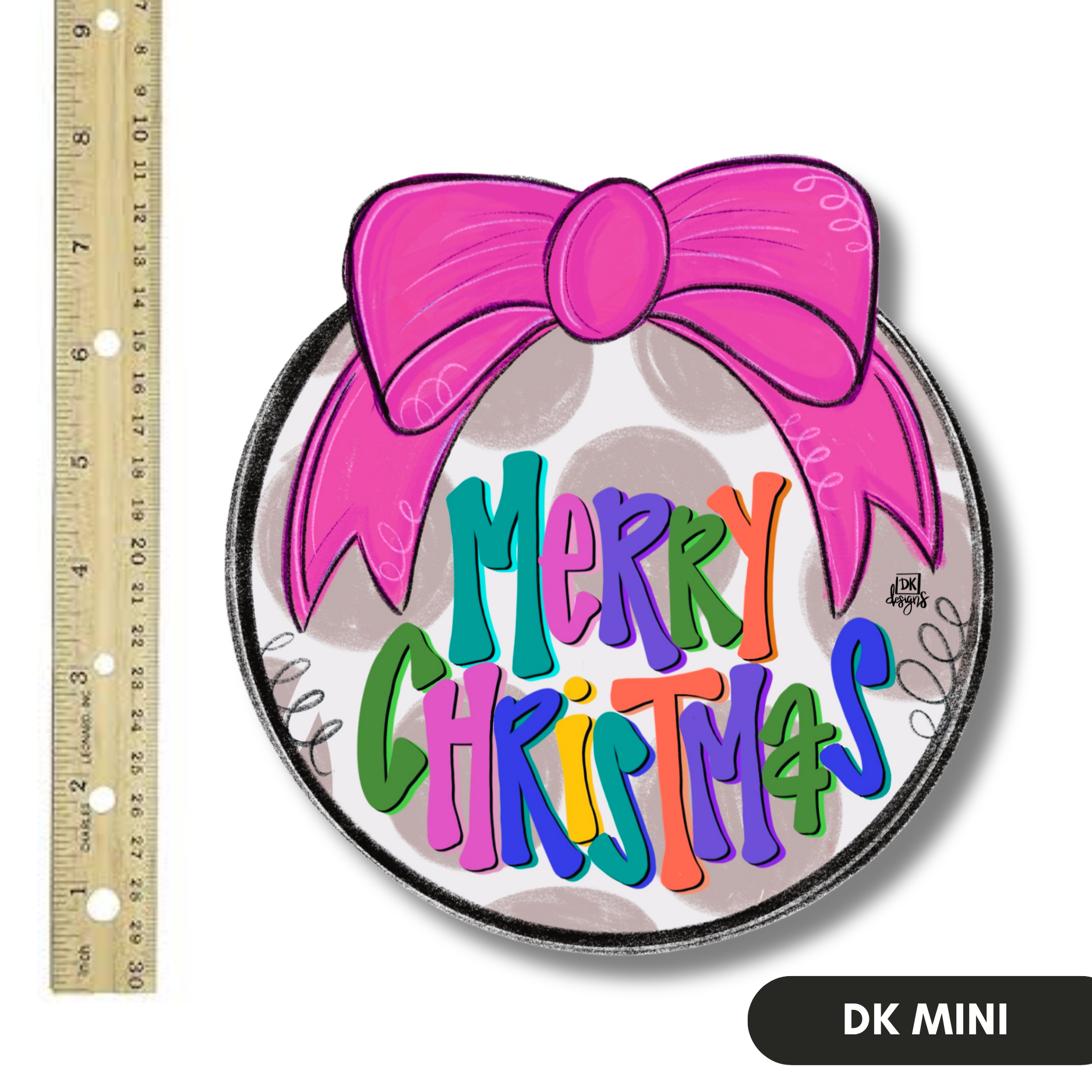Pink Merry Christmas Mini