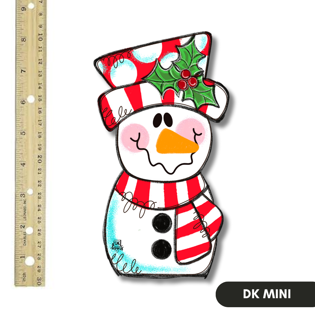 Red Snowman Mini