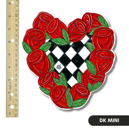 Rose Heart Mini by DK Designs Georgia