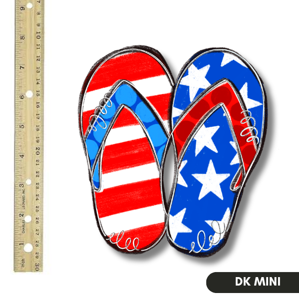 Stars and Stripes Flip Flop Mini