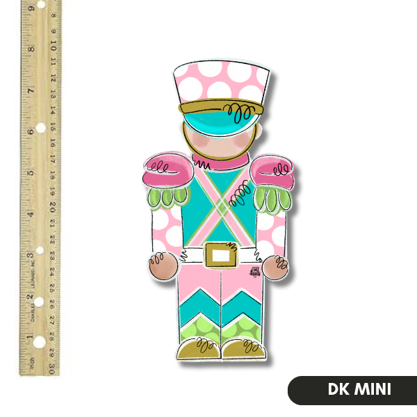 Pink & Teal Solider Mini