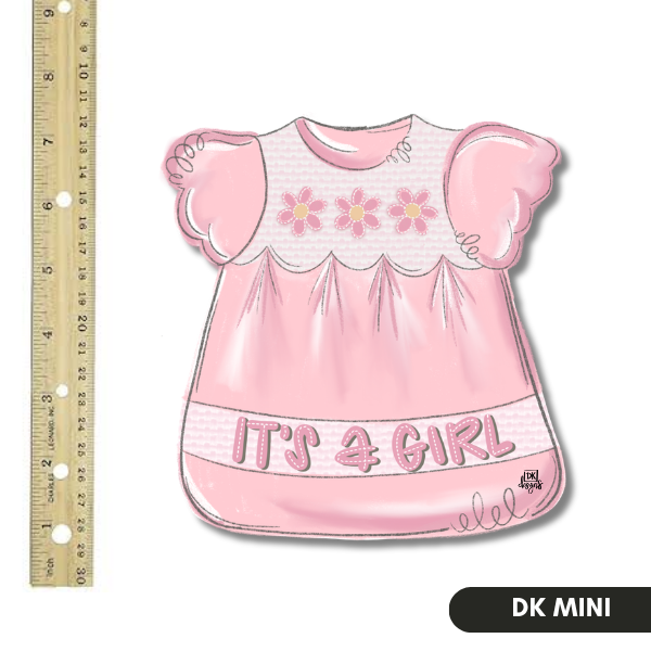 Pink Dress It's a Girl Mini