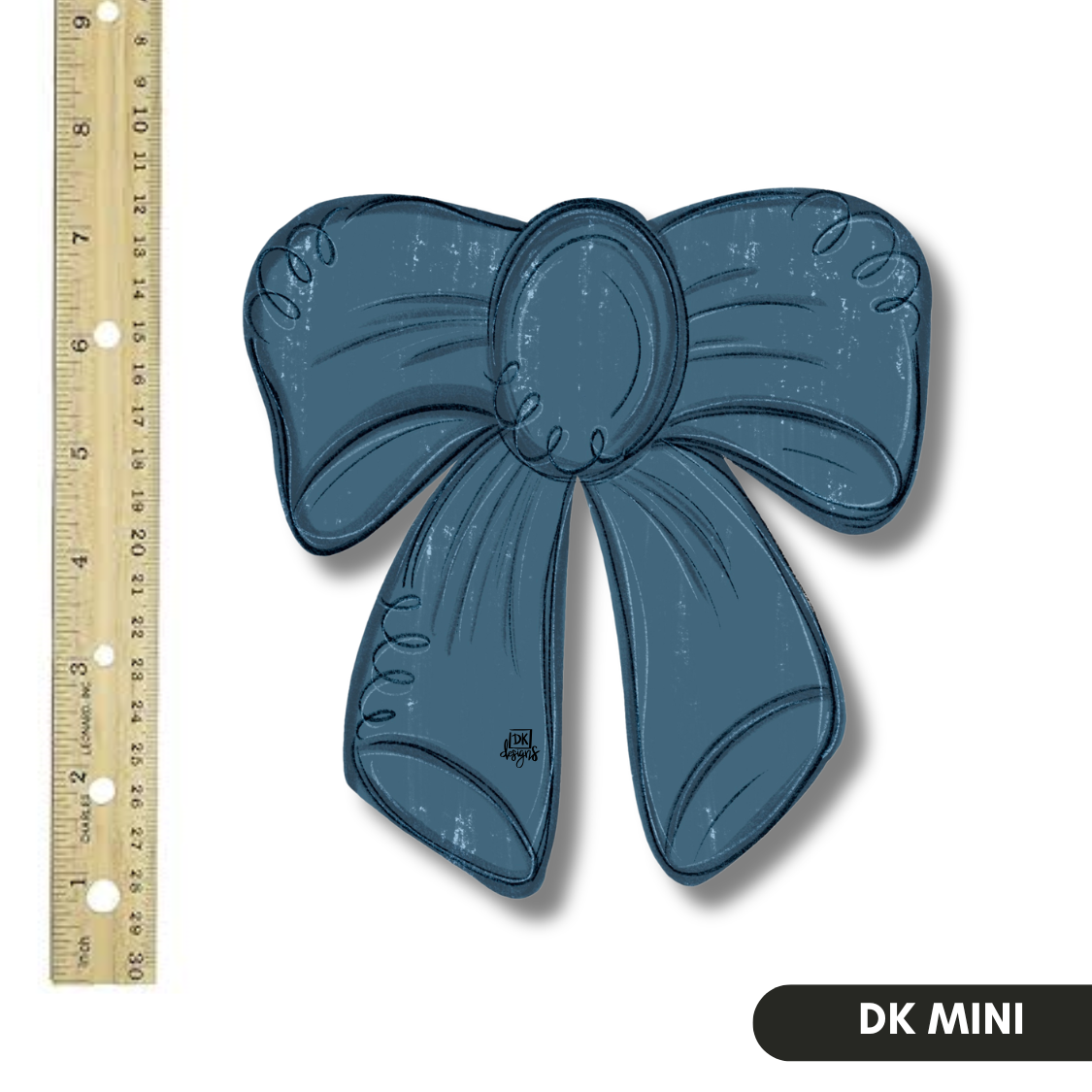 Navy Bow Mini