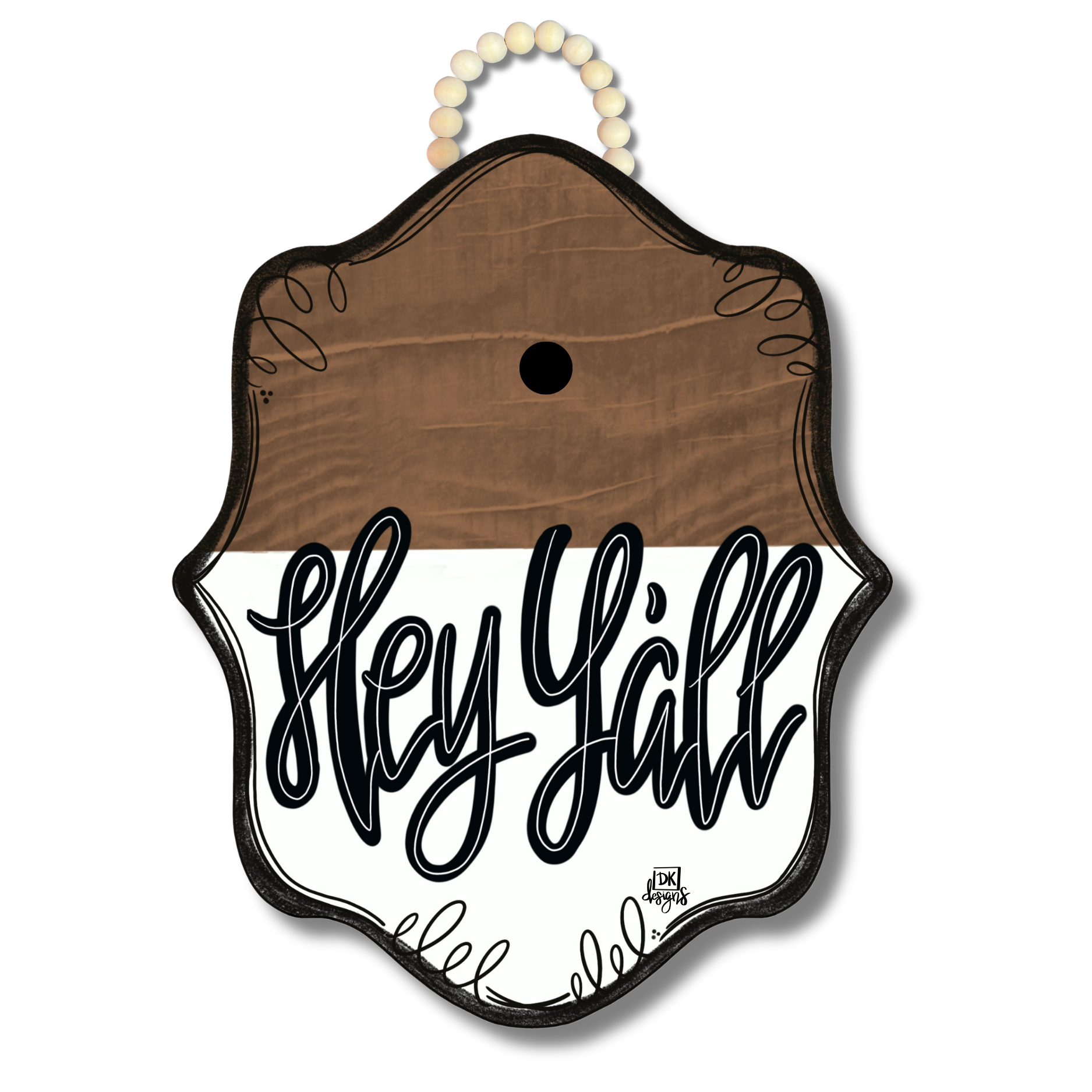 Stain Bloom Hey Y'all Hanger + Mini