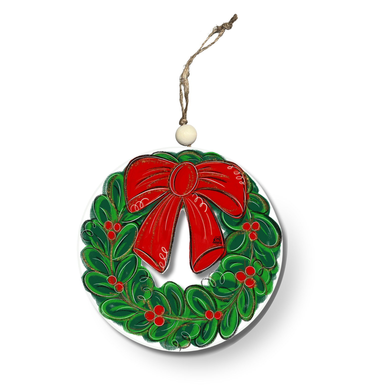 Christmas Wreath Ornament
