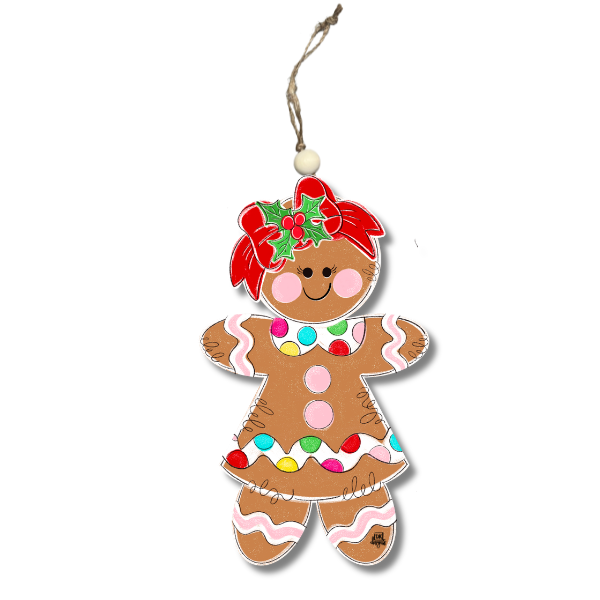 Gingerbread Girl Ornament