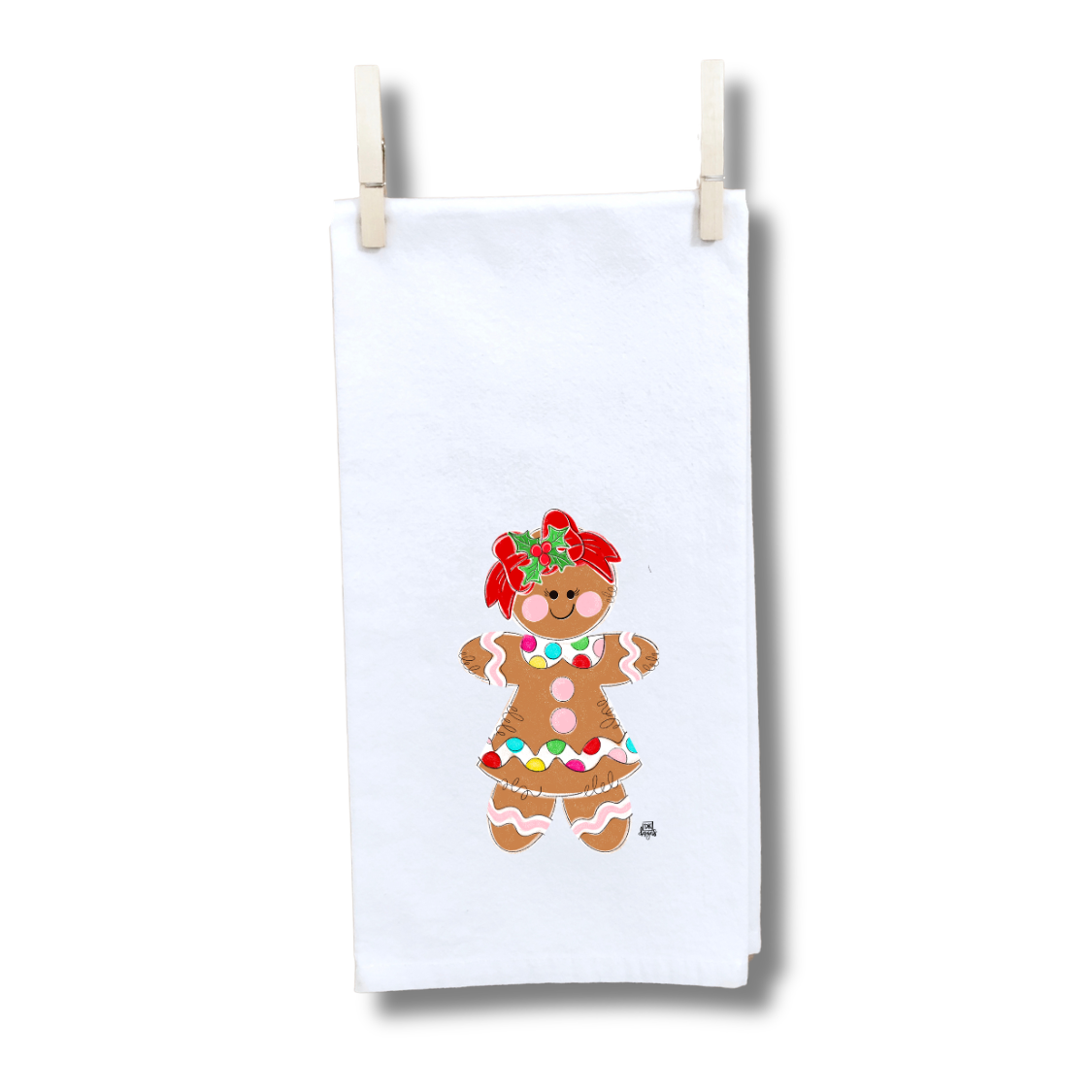Gingerbread Girl Towel
