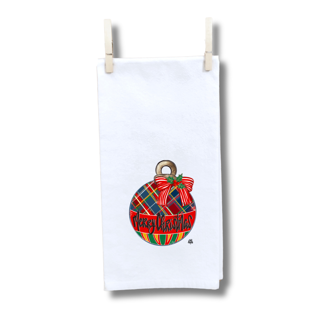 Plaid Bulb Towel