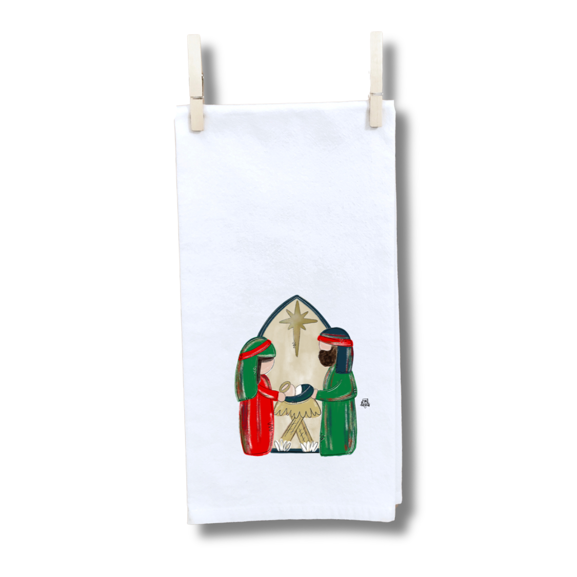 Red and Green Navtivity Towel