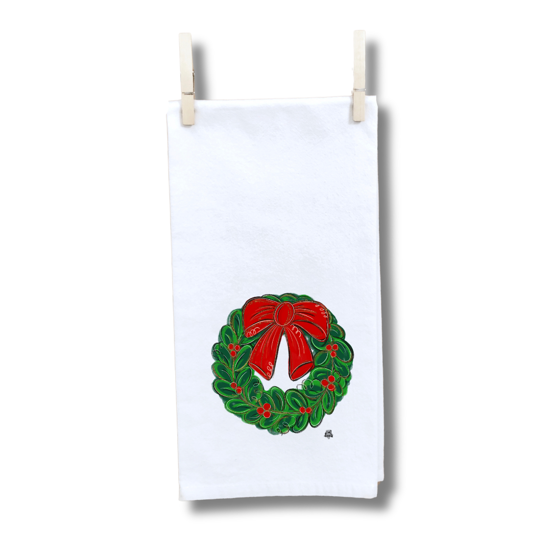 Christmas Wreath 2026 Towel