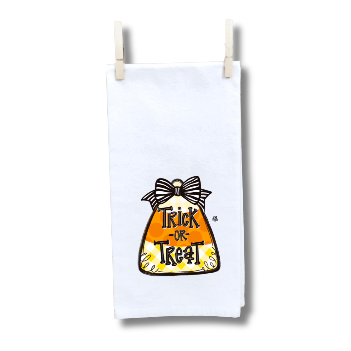 Candy Corn Trick-or-Treat Towel