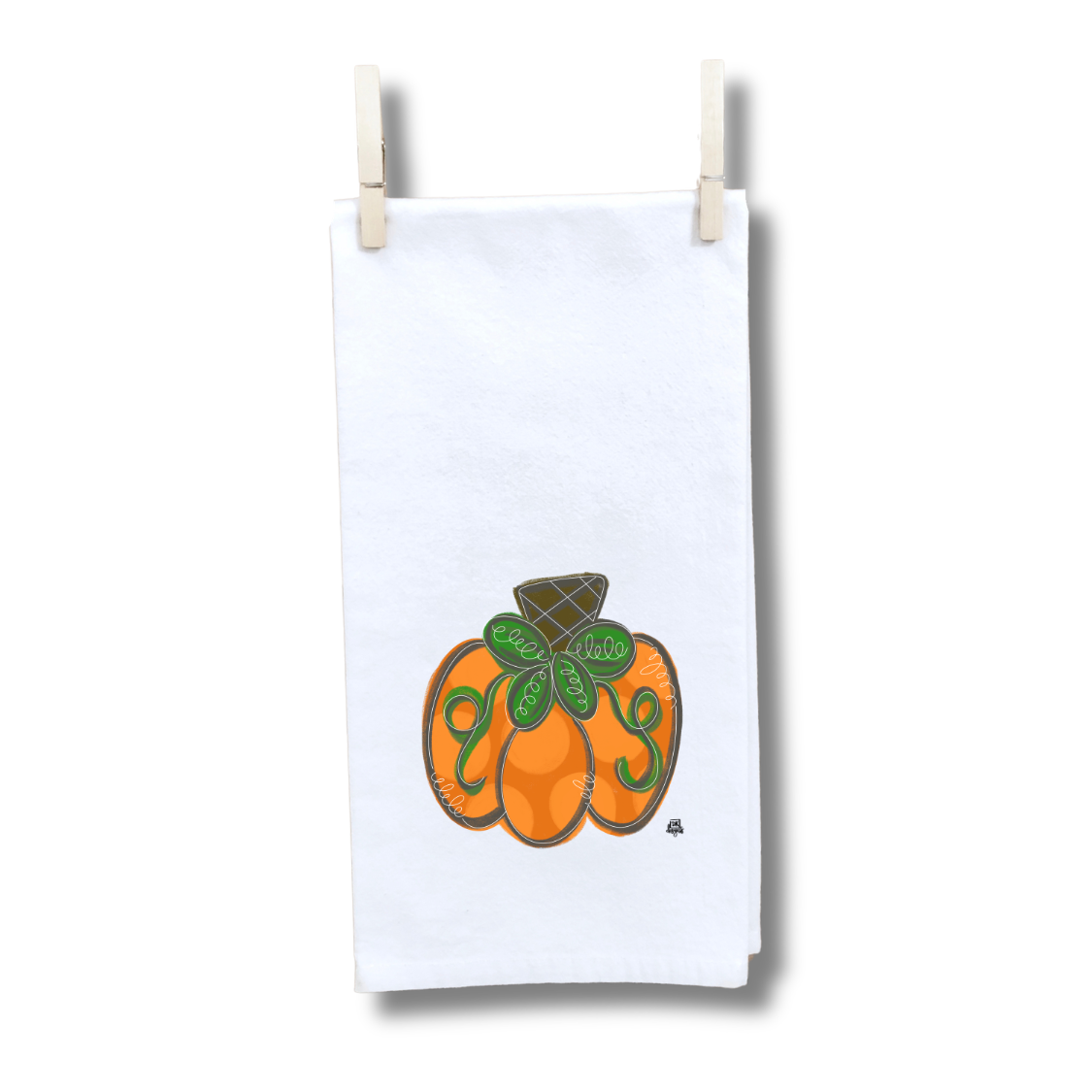 Polka Dot Pumpkin 2026 Towel