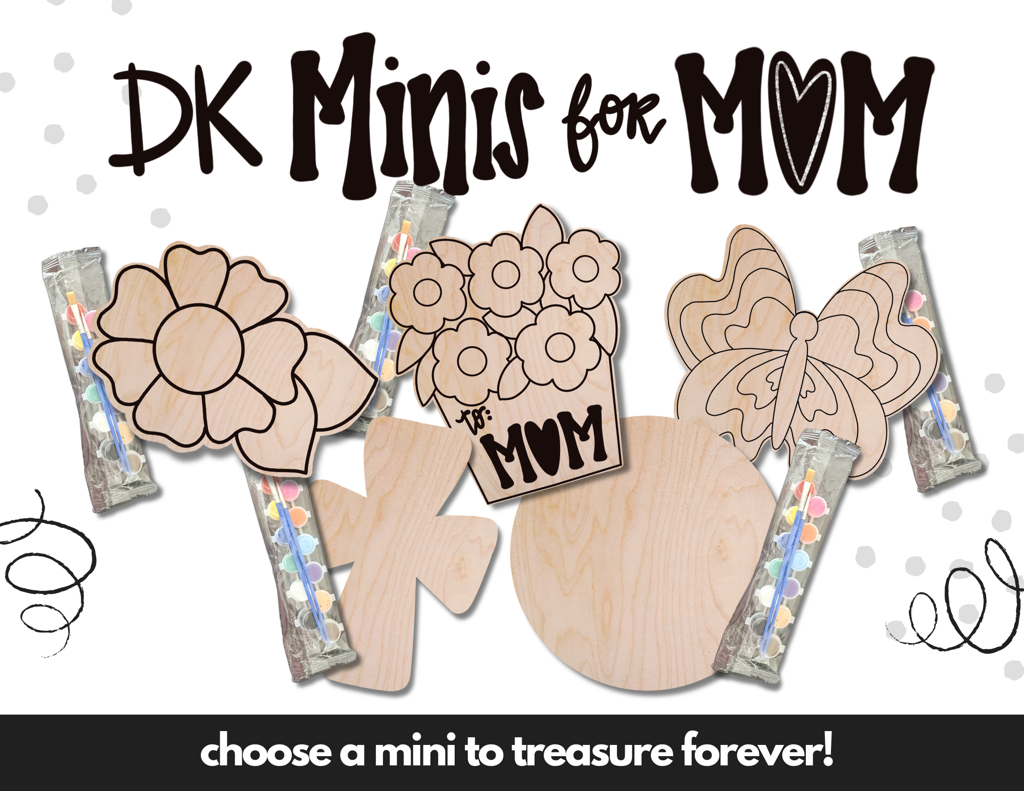 Mothers Day Butterly Mini and Paint